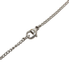 シャネル ココマーク ハートモチーフ ネックレス 03A シルバー メタル ラインストーン レディース CHANEL 中古