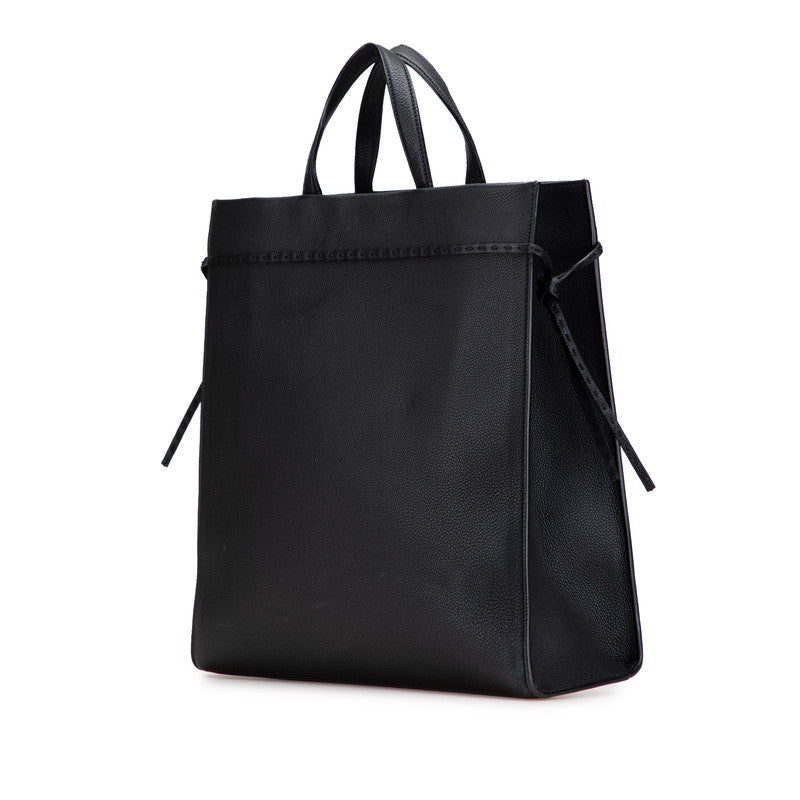 フェンディ ゴートゥー ショッパー Mサイズ トートバッグ ショルダーバッグ 2WAY 7VA583 ブラック レザー レディース FENDI 【中古】