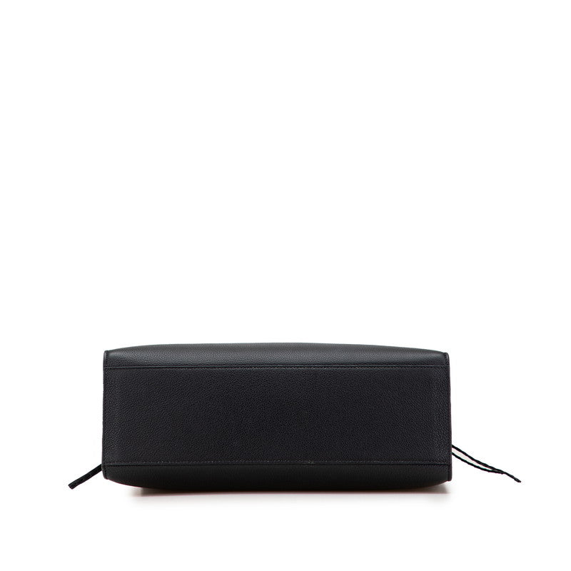 フェンディ ゴートゥー ショッパー Mサイズ トートバッグ ショルダーバッグ 2WAY 7VA583 ブラック レザー レディース FENDI 【中古】