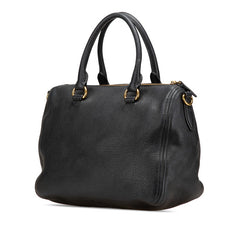 プラダ ハンドバッグ ショルダーバッグ 2WAY ブラック レザー レディース PRADA 【中古】
