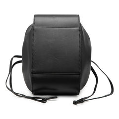 ロエベ アナグラム ハンモック スモール ハンドバッグ ショルダーバッグ ドローストリング 2WAY ブラック レザー レディース LOEWE 【中古】