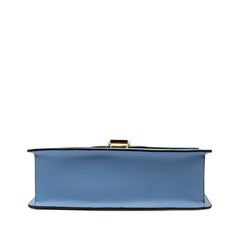 グッチ シルヴィ ワンショルダーバッグ 421882 ブルー レザー レディース GUCCI 【中古】