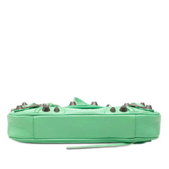バレンシアガ ル カゴール スリング XS ショルダーバッグ 771670 グリーン系 レザー レディース BALENCIAGA 【中古】