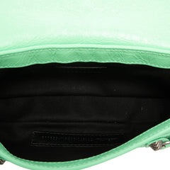 バレンシアガ ル カゴール スリング XS ショルダーバッグ 771670 グリーン系 レザー レディース BALENCIAGA 【中古】
