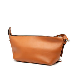 フェンディ ロゴ ショルダーバッグ 7VA526 ブラウン レザー レディース FENDI 【中古】