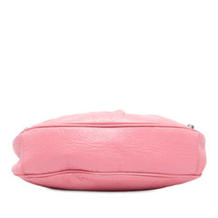 バレンシアガ ル カゴールXS 斜め掛け ショルダーバッグ 671309 ピンク レザー レディース BALENCIAGA 中古