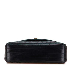 シャネル マトラッセ ココマーク チェーン ショルダーバッグ ブラック ラムスキン レディース CHANEL 【中古】