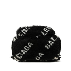 バレンシアガ エブリデイ リュック バックパック 552379 ブラック フェイクファー レディース BALENCIAGA 中古