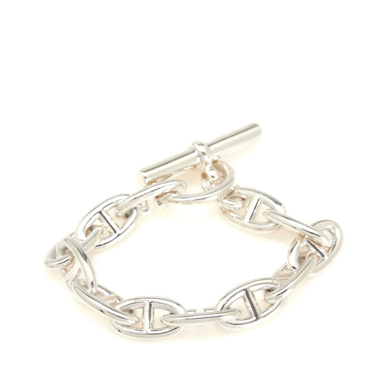 エルメス シェーヌダンクルGM 12コマ ブレスレット SV925 シルバー メンズ HERMES 【中古】