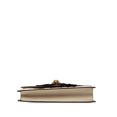 グッチ リボン トラ タイガー ハンドバッグ チェーン ショルダーバッグ 2WAY 466417 アイボリー レッド ブラック レザー レディース GUCCI 【中古】