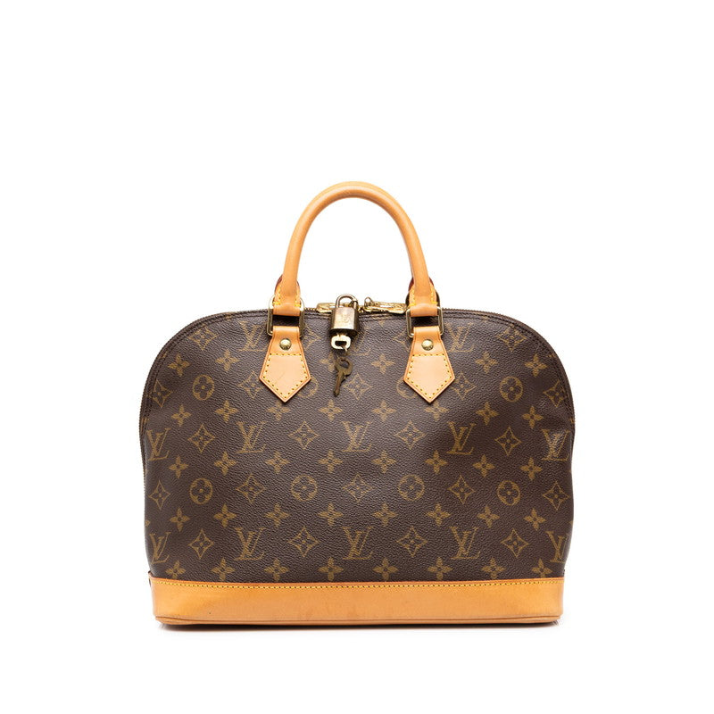ルイ ヴィトン モノグラム アルマPM 旧型 ハンドバッグ M51130 ブラウン PVC レザー レディース LOUIS VUITTON 中古