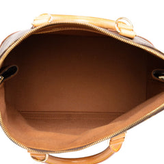 ルイ ヴィトン モノグラム アルマPM 旧型 ハンドバッグ M51130 ブラウン PVC レザー レディース LOUIS VUITTON 中古
