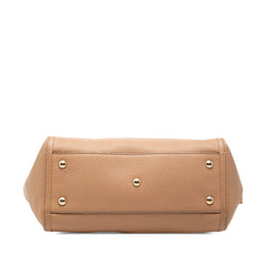 グッチ ソーホー タッセル ハンドバッグ ショルダーバッグ 2WAY 369176 ベージュ系 レザー レディース GUCCI 【中古】