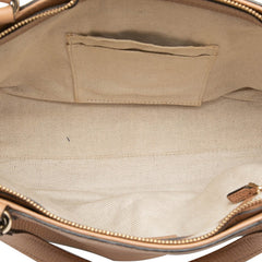 グッチ ソーホー タッセル ハンドバッグ ショルダーバッグ 2WAY 369176 ベージュ系 レザー レディース GUCCI 【中古】