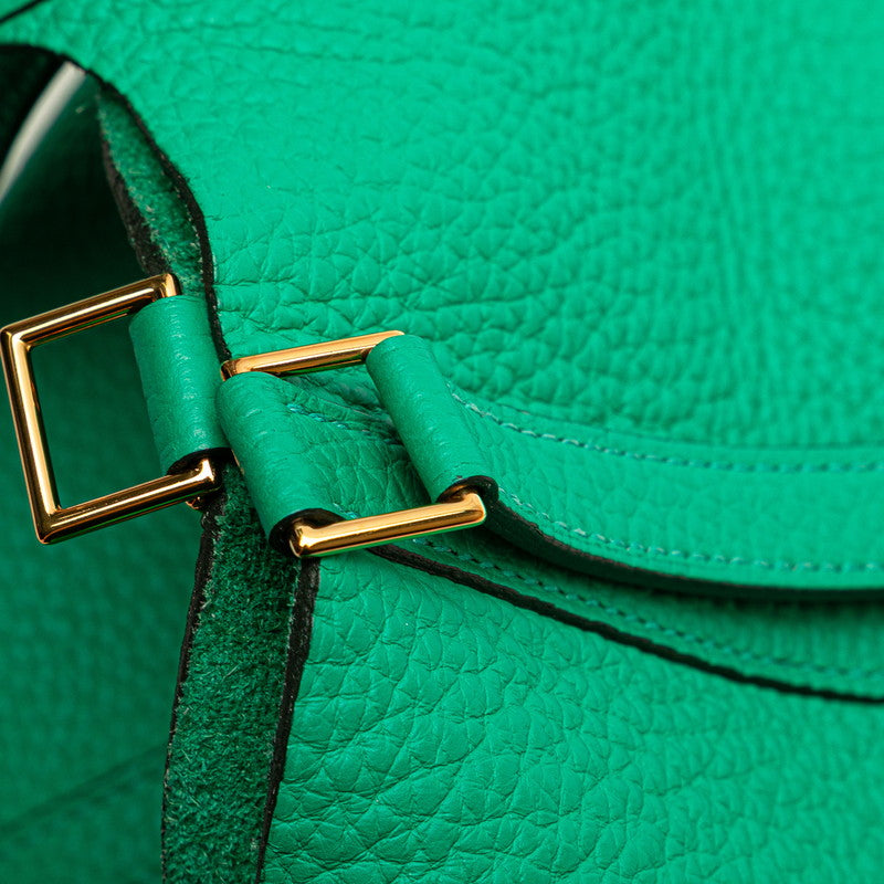 エルメス ピコタンロックPM ハンドバッグ グリーン ゴールド金具 トリヨンクレマンス レディース HERMES 【中古】