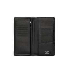 ルイ ヴィトン モノグラム エクリプス ポルトフォイユ ブラザ 長財布 M61697 ブラック PVC レザー メンズ LOUIS VUITTON 【中古】