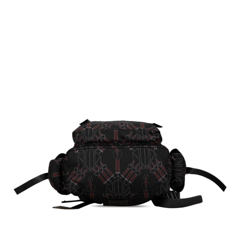 ヴァレンティノ ラブ ブレード リュック バックパック ブラック マルチカラー ナイロン レザー メンズ VALENTINO 【中古】