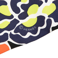 エルメス ツイリー 紅型 BINGATA スカーフ マルチカラー シルク レディース HERMES 【中古】