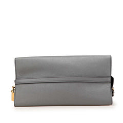 プラダ エスプラナード バイカラー ハンドバッグ 1BA046 ブラック グレー サフィアーノレザー レディース PRADA 【中古】