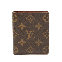 ルイ ヴィトン モノグラム ポルトフォイユマジェラン 二つ折り財布 M60045 ブラウン PVC レザー レディース LOUIS VUITTON 【中古】