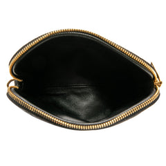 サンローラン YSLロゴ ギャビー ショルダーバッグ 733667 ブラック レザー レディース SAINT LAURENT 【中古】