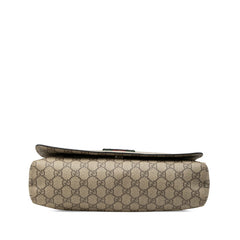 グッチ GGスプリーム シェリーライン ショルダーバッグ メッセンジャーバッグ 475432 ベージュ PVC レディース GUCCI 【中古】