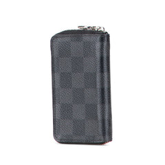 ルイ ヴィトン ダミエグラフィット ジッピーコインパース コインケース N63076 ブラック PVC レザー メンズ LOUIS VUITTON 【中古】