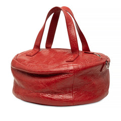 バレンシアガ エアホーボー ハンドバッグ ショルダーバッグ 2WAY 466844 レッド レザー レディース BALENCIAGA 中古