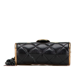 ジバンシー キルティング タッセル トップハンドル ショルダーバッグ 2WAY ブラック レザー レディース Givenchy 【中古】