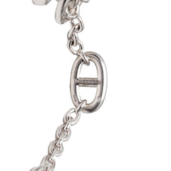 エルメス シェーヌダンクル ファランドール 120 ロング ネックレス SV925 シルバー レディース HERMES 【中古】