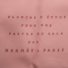 エルメス カレ90 PLANCHE D ETVDE 宝石 スカーフ ピンク シルク レディース HERMES 【中古】