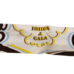 エルメス ツイリー Brides de Gala Shadow ブリッド ドゥ ガラ シャドー スカーフ ホワイト マルチカラー シルク レディース HERMES 【中古】