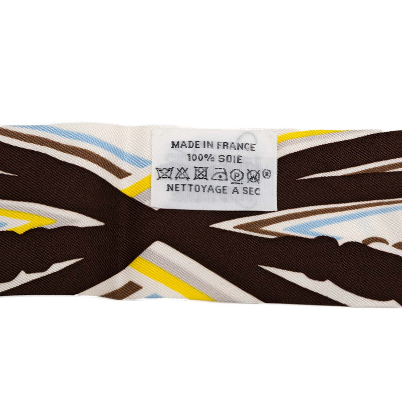 エルメス ツイリー Brides de Gala Shadow ブリッド ドゥ ガラ シャドー スカーフ ホワイト マルチカラー シルク レディース HERMES 【中古】