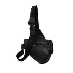 ディオール サドル ショルダーバッグ ボディバッグ ブラック レザー レディース Dior 中古