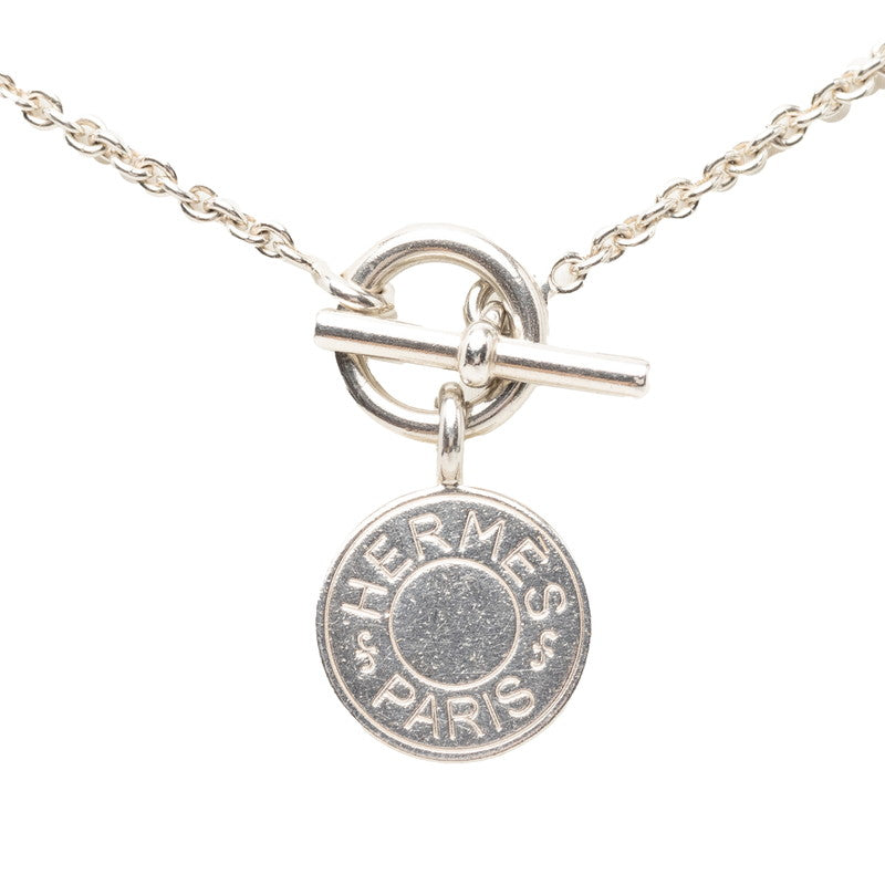 エルメス セリエ チェーン ペンダント ネックレス SV925 シルバー レディース HERMES 【中古】