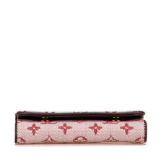 ルイ ヴィトン モノグラム ミニ ミュルティクレ4 キーケース M92426 レッド キャンバス レザー レディース LOUIS VUITTON 【中古】