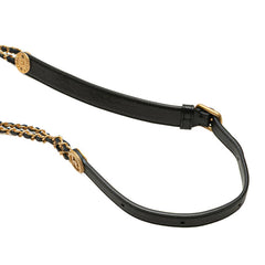 シャネル ミニマトラッセ ココマーク ウエストバッグ ボディバッグ ブラック キャビアスキン レディース CHANEL 【中古】