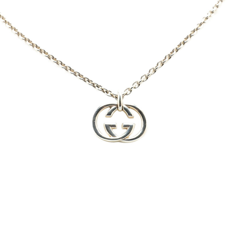 グッチ インターロッキングG ネックレス SV925 シルバー レディース GUCCI 【中古】