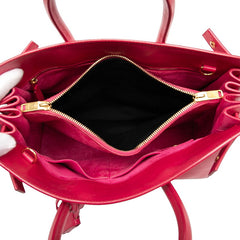 サンローラン サック ド ジュール ハンドバッグ 324823 ピンク レザー レディース SAINT LAURENT 【中古】