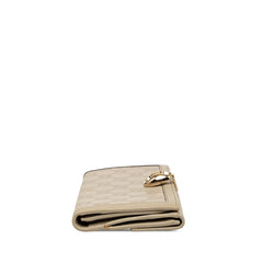 グッチ グッチシマ 長財布 159641 グレー系 レザー レディース GUCCI 【中古】