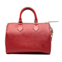 ルイ ヴィトン エピ スピーディ25 ハンドバッグ ミニボストンバッグ M43017 カスティリアンレッド レザー レディース LOUIS VUITTON 【中古】