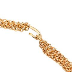 シャネル チェーン ネックレス 02A ゴールド メッキ GP レディース CHANEL 【中古】