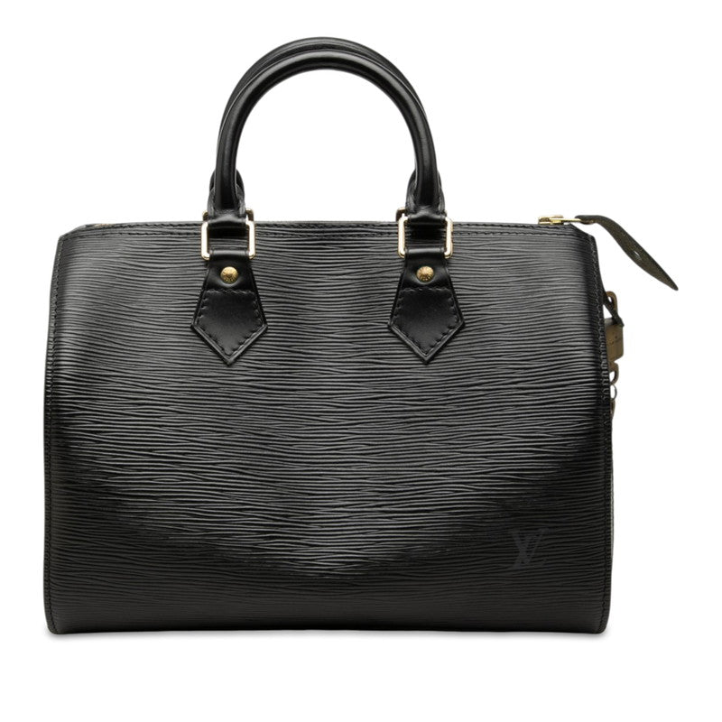 ルイ ヴィトン エピ スピーディ25 ハンドバッグ ミニボストンバッグ M59032 ノワール ブラック レザー レディース LOUIS VUITTON 中古