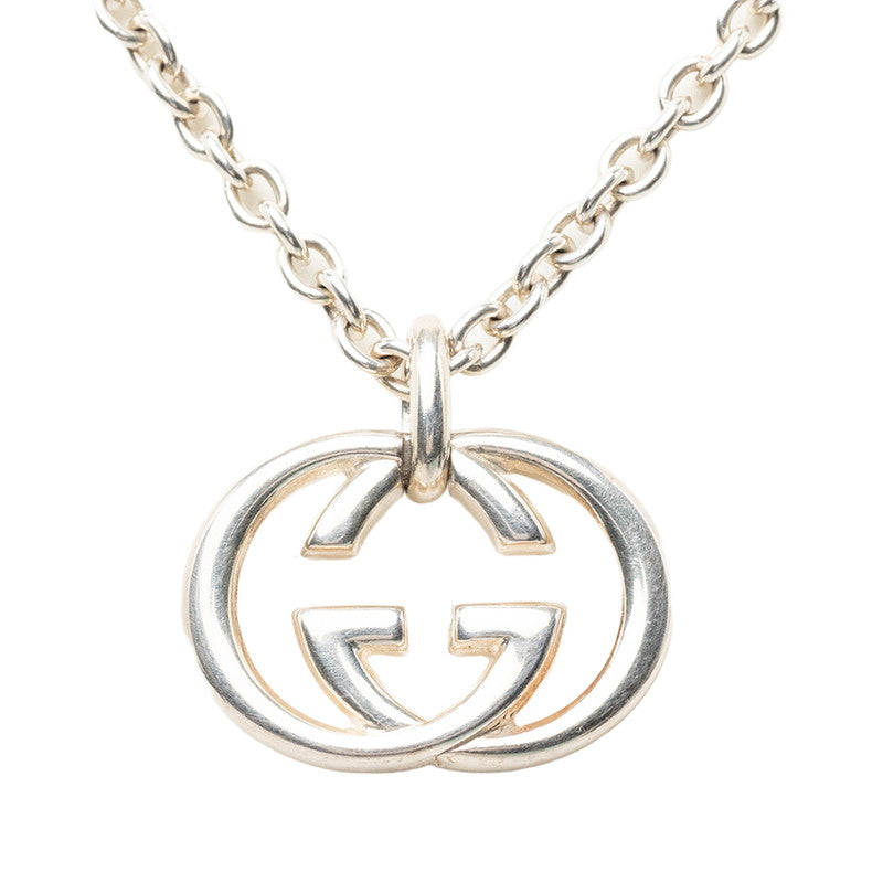 グッチ インターロッキングＧ チェーン ペンダント ネックレス SV925 シルバー レディース GUCCI 【中古】