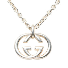 グッチ インターロッキングＧ チェーン ペンダント ネックレス SV925 シルバー レディース GUCCI 【中古】