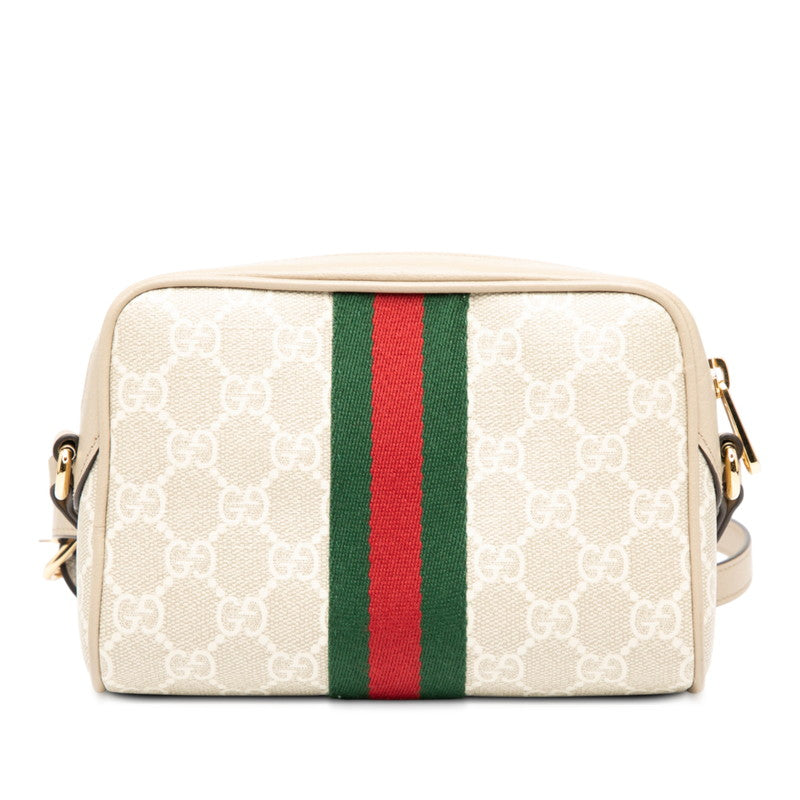 グッチ GGスプリーム オフィディア ショルダーバッグ 816359 ベージュ PVC レザー レディース GUCCI 【中古】