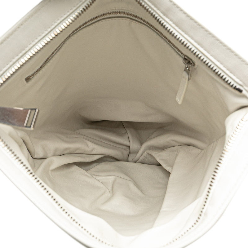 ボッテガヴェネタ ザ ツイスト ハンドバッグ ホワイト レザー レディース BOTTEGAVENETA 【中古】