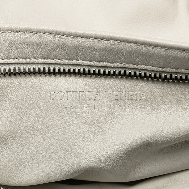 ボッテガヴェネタ ザ ツイスト ハンドバッグ ホワイト レザー レディース BOTTEGAVENETA 【中古】