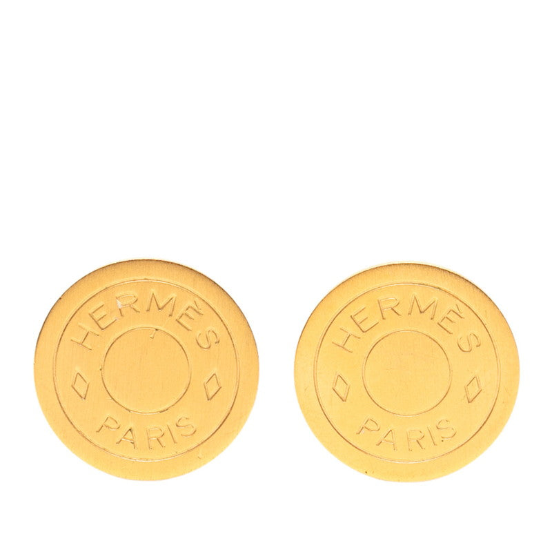 エルメス セリエ イヤリング ゴールド メッキ レディース HERMES 【中古】