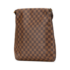 ルイ ヴィトン ダミエ ミュゼットサルサ ロングショルダー ショルダーバッグ N51300 ブラウン PVC レザー レディース LOUIS VUITTON 【中古】
